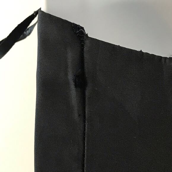 Vintage Y2K Jessica McClintock Gunne Sax Black Satin Rhinestone Corset Bustier - Picture 7 of 13